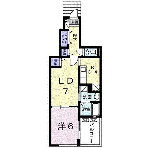 レーベン５９ 間取り図