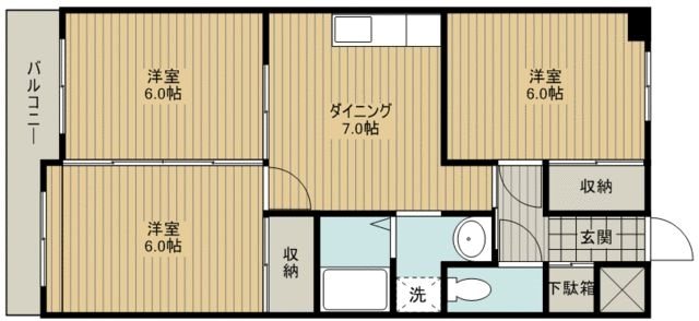 マンションオルフィス 307号室 間取り