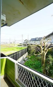 ハイツトダI ベランダ