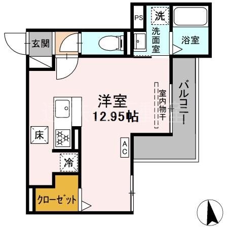 仮）D-Hills城北Ⅱ 202号室 間取り