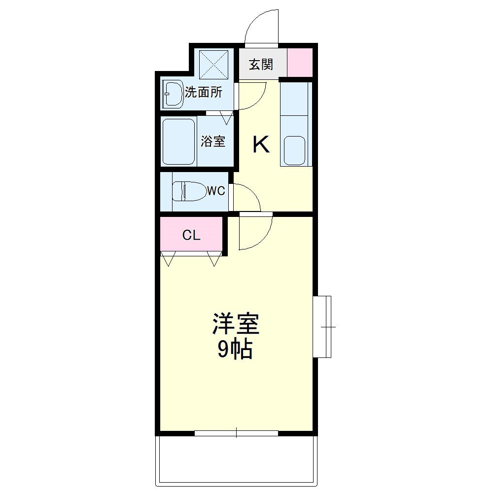 ハミング愛野 間取り図