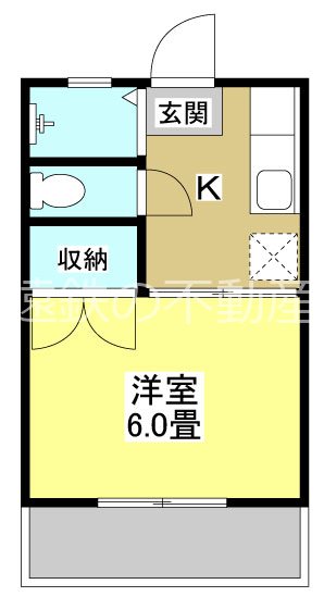コーポ橋羽 間取り図