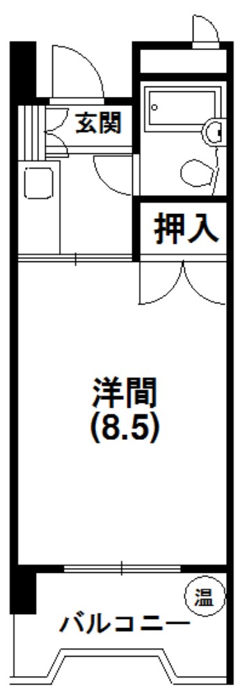 メゾンベルシャンブル 101号室 間取り