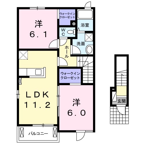 ラ・ルーチェ 間取り図