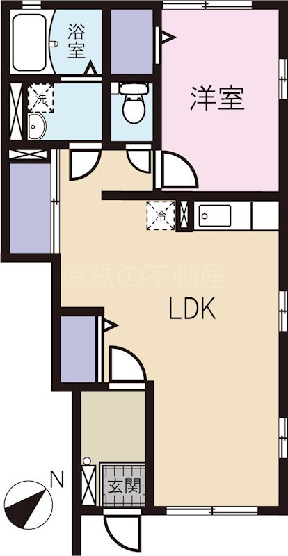 リヴェールあけぼの 間取り図