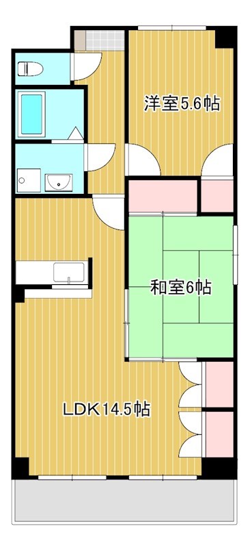 マンションひいらぎ 201号室 間取り