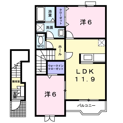 マックス　ビューティー　Ａ 間取り図