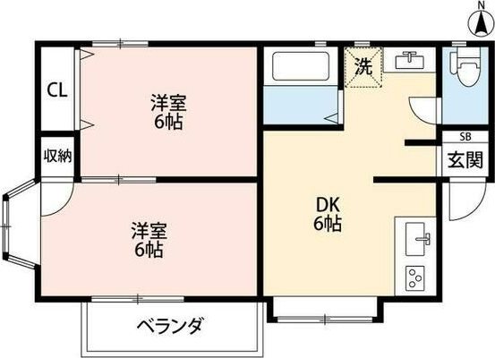 アネシスⅠ 102号室 間取り