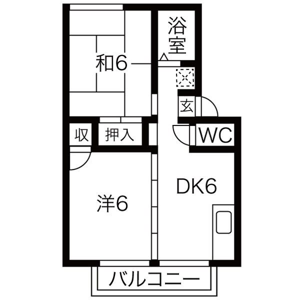 ハイツ早明 間取り図
