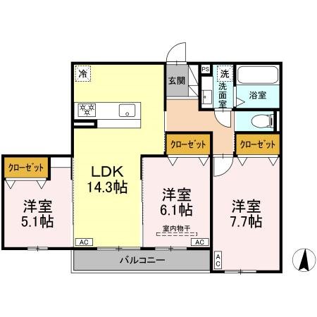 メゾン　ド　アン 間取り図