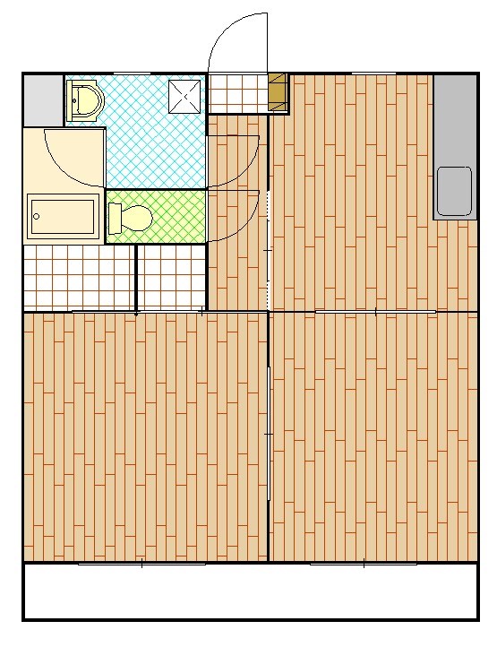 マンションハーヴェストⅡ 間取り図