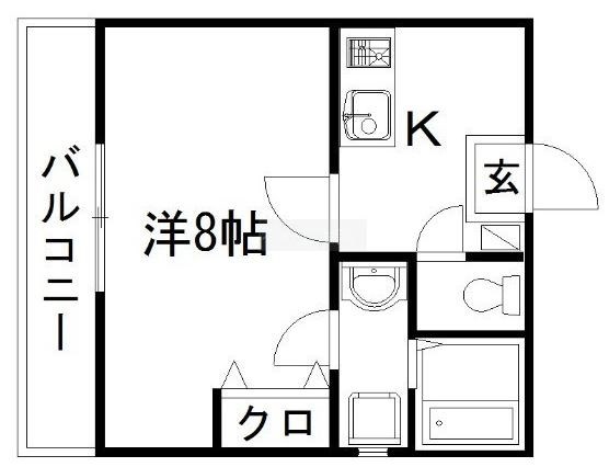 クレフラスト浜松学院大前 間取り図