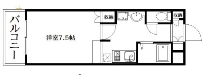 パルコート佐藤 605号室 間取り