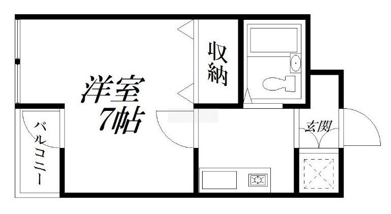 レインボープラザ 402号室 間取り