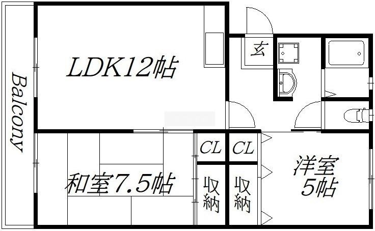 第一マンション佐々 301号室 間取り