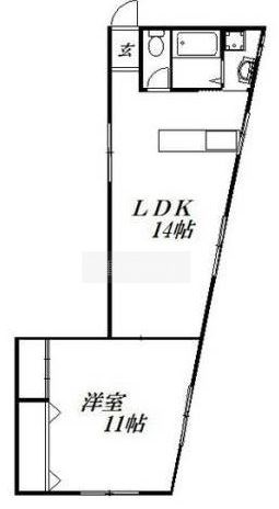 東伊場マンション 間取り図