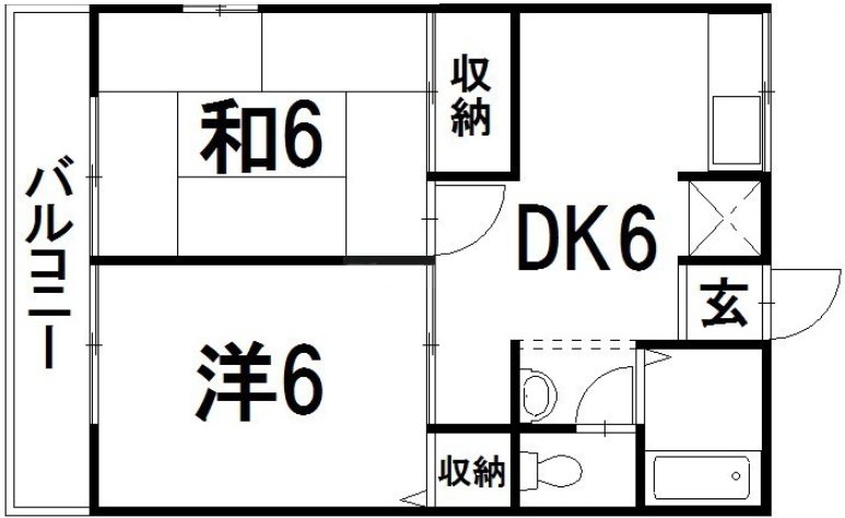 ハウスレーベンA 間取り図