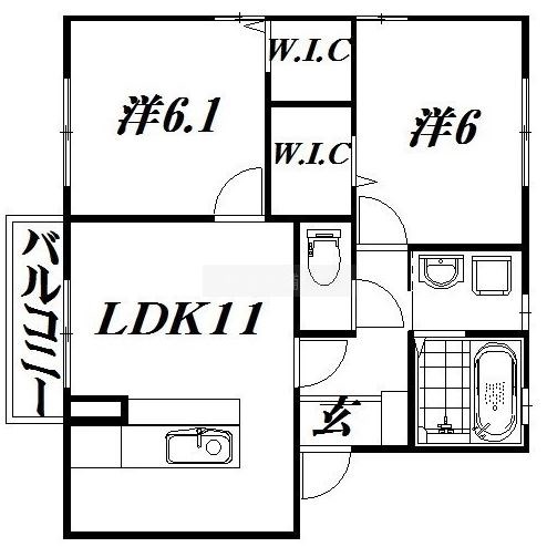 Ｃａｌｃｅ　ｕｎｏ 間取り図