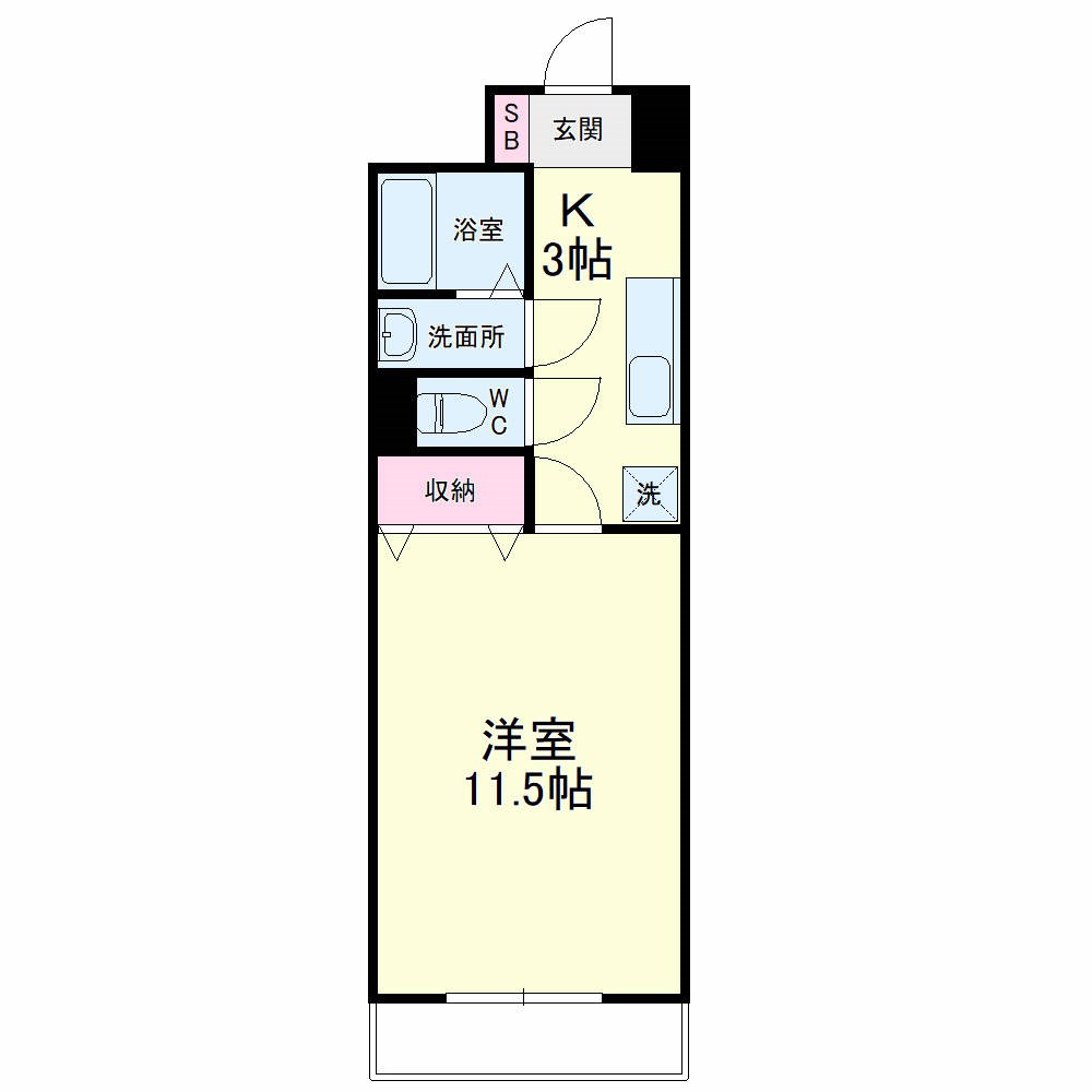 モンレーヴ葵東Ⅱ 間取り図