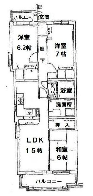 サーラシティ本郷弐番館 間取り図