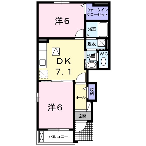 カーサ・フィオーレ 間取り図