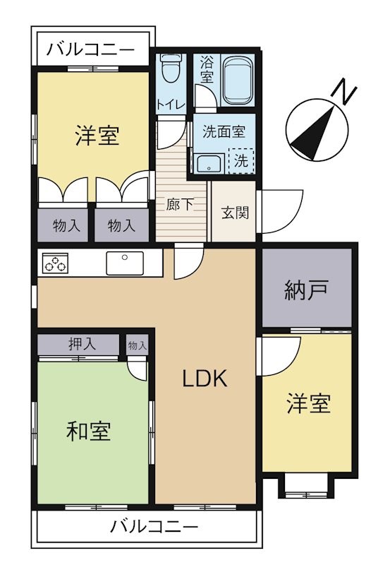 フィオーレ佐鳴台 間取り図
