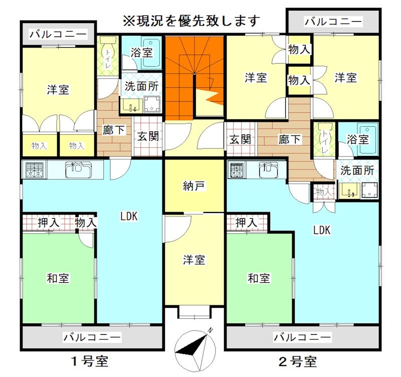 フィオーレ佐鳴台 間取り図