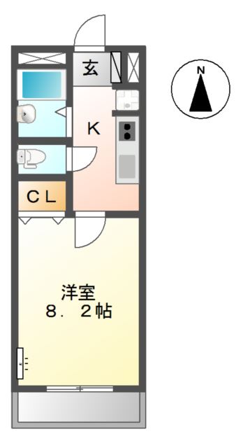 カーサ・アルビレオ 間取り図