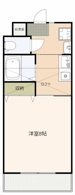 メゾン小宮 3C号室 間取り