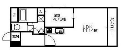 サウスコート 間取り図