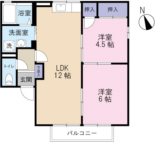 プリシェール 間取り図