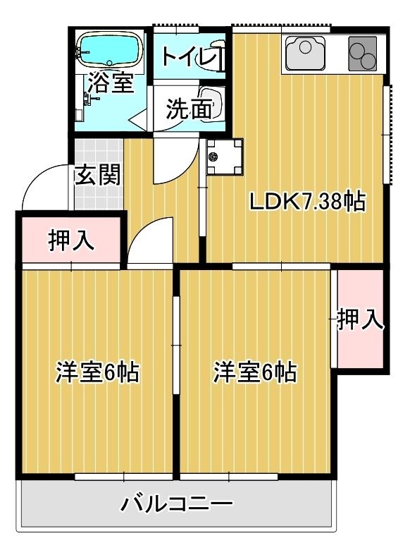 コーポHIRO 間取り図