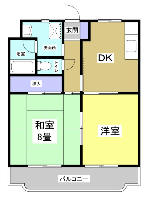 マンションカズ 間取り図