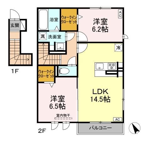 TORISIA・ST　高丘 間取り図