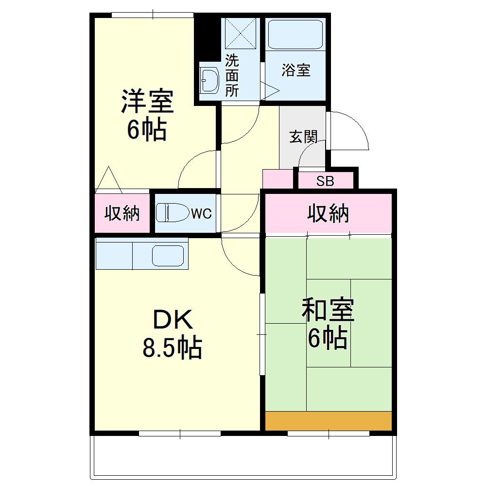 グランドールⅡ 間取り図