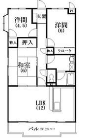 ヴィラクリア 間取り図