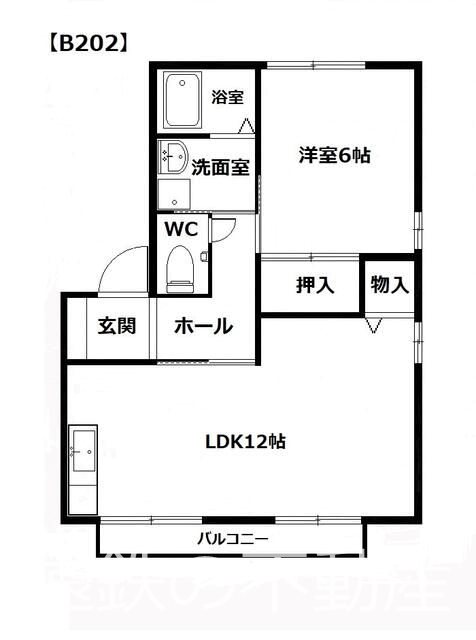 メゾンプレシャスB 間取り図