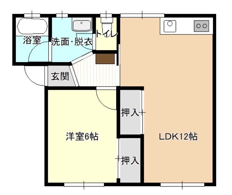 シティコーポK 間取り図