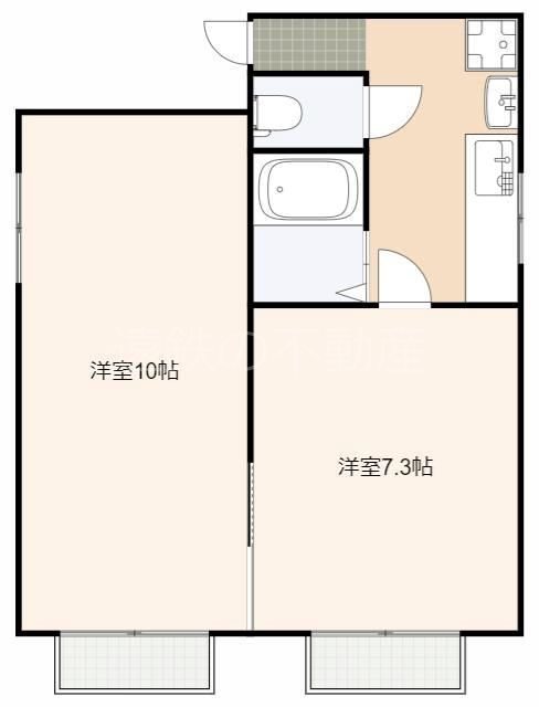 サンヨ高林 202号室 間取り