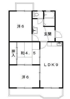 レジデンスひまわり 間取り図