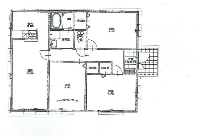 楊子町借家 間取り