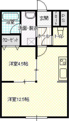 ハーヴェスト志都呂 間取り図