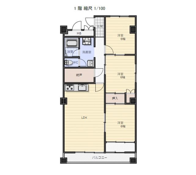 メゾン住吉 間取り図