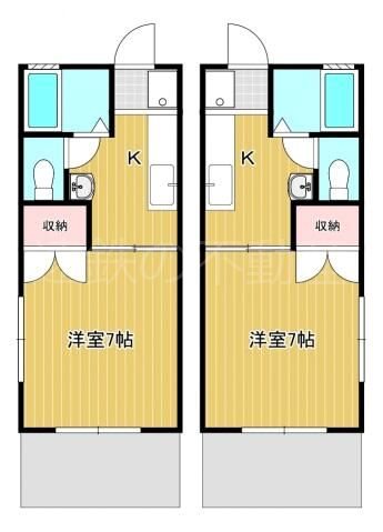 ブルージュ 間取り図