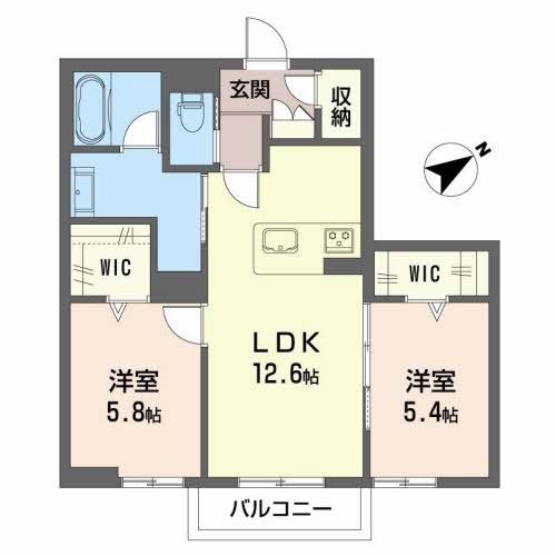 クレスティーク・ドマーニ 間取り