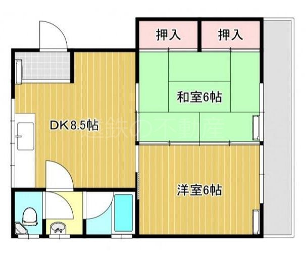 葵東１丁目アパート 間取り図