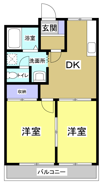 レインボーパレス一番館 間取り図