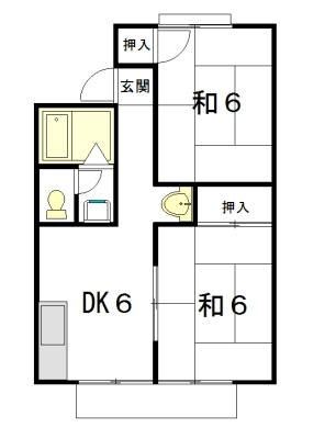 セジュールゆうＮ 間取り図