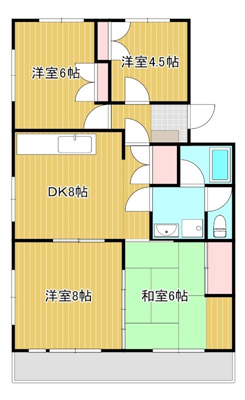 レジデンス藤 間取り図