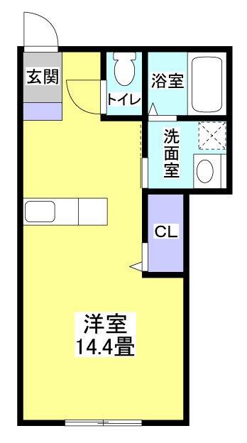 カルミアⅡ 間取り図